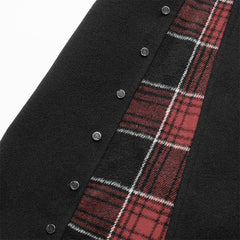 OPQ-476BQF Plaid joint over skirt?-??Punk Rave Clothing