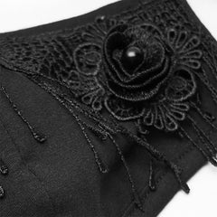 WS-380KZF Daily Gothic lace mask?-??Punk Rave Clothing
