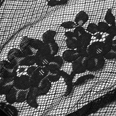 WY-1273LQF Gothic lace 3D embroidered long coat?-??Punk Rave Clothing