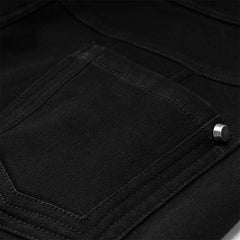 WK-435XCM Thickened Punk Simple Trousers?-??Punk Rave Clothing