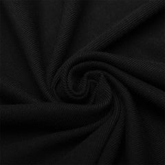 OPT-453TCF Embroidered V-neck horn sleeve T-shirt?-??Punk Rave Clothing