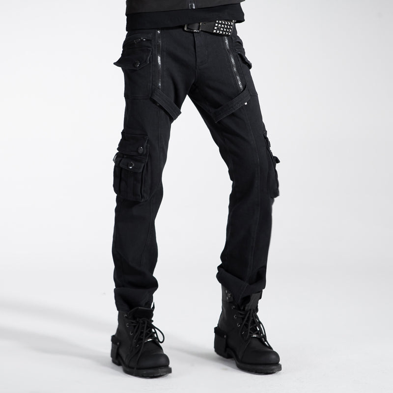 Hot Sale K-158 Distinctive Male Punk Pants?-??Punk Rave Clothing