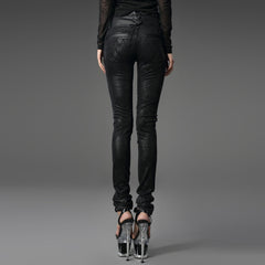 K-160 Superial Quality Arabesquitic Embroidered Punk Pants Leggings?-??Punk Rave Clothing