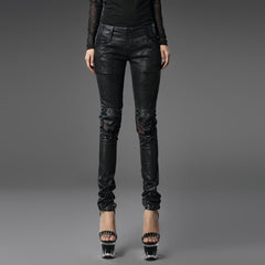 K-160 Superial Quality Arabesquitic Embroidered Punk Pants Leggings?-??Punk Rave Clothing