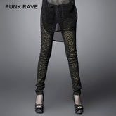 K-165 Newest Lady Leopard Print Punk Pants?-??Punk Rave Clothing