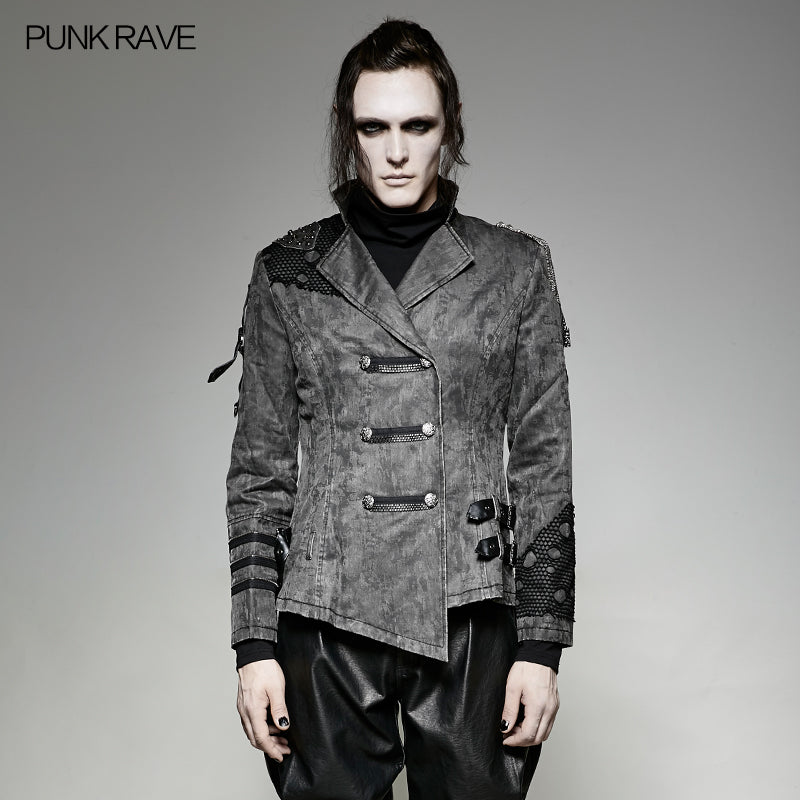Y-306 Fashion Handsome Popular Military Punk Coat?-??Punk Rave Clothing
