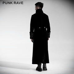 Y-401 Sexy Formal Zip-up Long Gothic Coat For Women?-??Punk Rave Clothing