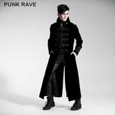 Y-401 Sexy Formal Zip-up Long Gothic Coat For Women?-??Punk Rave Clothing
