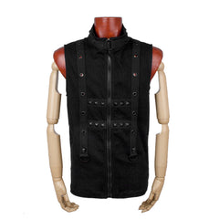 Y-451 Newest Fashion Special Collar With Belt Punk Vest?-??Punk Rave Clothing