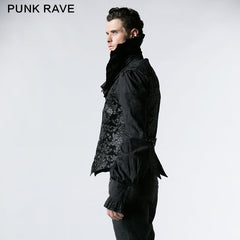 Y-452 Fancy Colorful Printing Western Style Gothic Vest?-??Punk Rave Clothing