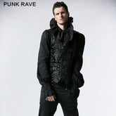 Y-452 Fancy Colorful Printing Western Style Gothic Vest?-??Punk Rave Clothing