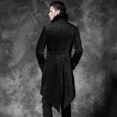 Y-458 Casual Long With Camel Collar Gothic Trench Coats For Men?-??Punk Rave Clothing