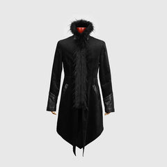 Y-458 Casual Long With Camel Collar Gothic Trench Coats For Men?-??Punk Rave Clothing