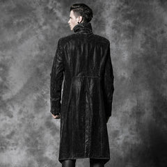 Y-462 Fashion Style black Long Windbreaker Punk Trench Coat?-??Punk Rave Clothing