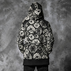 Y-476 Oversized Punk Coat With The Circle Pattern?-??Punk Rave Clothing