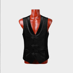 Y-481 Latest black Fashion Noble Punk Vest?-??Punk Rave Clothing