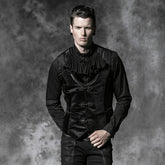 Y-481 Latest black Fashion Noble Punk Vest?-??Punk Rave Clothing