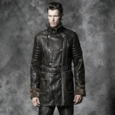 Y-487 Waterproof Winter Overcoat Punk Coat For Men?-??Punk Rave Clothing