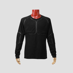 Y-490 Close-fitting Type Version Punk Shirts With Round Neck For Men?-??Punk Rave Clothing