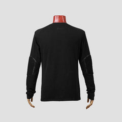 Y-490 Close-fitting Type Version Punk Shirts With Round Neck For Men?-??Punk Rave Clothing