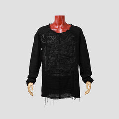 Y-492 Upper Outer Garment/black Punk T-shirts For Men?-??Punk Rave Clothing