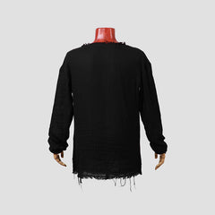 Y-492 Upper Outer Garment/black Punk T-shirts For Men?-??Punk Rave Clothing