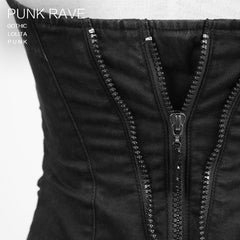 Y-499 Halter Neck Sexy Slim Fitted Gothic T-Shirts For Women?-??Punk Rave Clothing