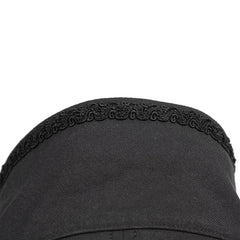 Y-505 black Sleeveless Long Gothic Trench Coats With Rose Pattern?-??Punk Rave Clothing