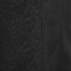 Y-505 black Sleeveless Long Gothic Trench Coats With Rose Pattern?-??Punk Rave Clothing