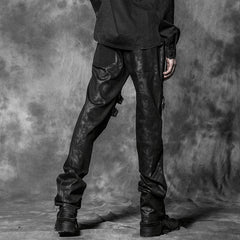 K-182 Fashionable black Long Punk Pants?-??Punk Rave Clothing