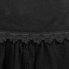 Y-513 black Classical Design Long Sleeve Gothic T-shirts With Metal Buttons?-??Punk Rave Clothing