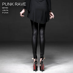 K-186 Sexy Lady Fashion Lamination Mesh Lace Fake Boot Gothic Pants Legging?-??Punk Rave Clothing