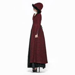 Y-554 Woolen Fabric Victorian Gothic Trench Coats?-??Punk Rave Clothing