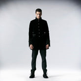 Y-555 Special Design Long Punk Coat With black Grade Buttons?-??Punk Rave Clothing
