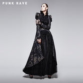 Y-567 Soft Lace Branded Gothic Dresses With Swallow Tail?-??Punk Rave Clothing
