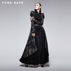 Y-567 Soft Lace Branded Gothic Dresses With Swallow Tail?-??Punk Rave Clothing