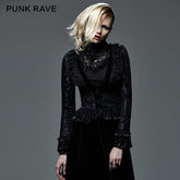 Y-579 Mechanism Pattern Long Gothic Trench Coats With Swallow Tail?-??Punk Rave Clothing