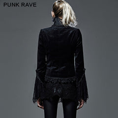 Y-583 Lace Short Gothic Coats For Women?-??Punk Rave Clothing