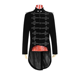 Y-593 Gorgeous black Victorian Gothic Coat With Swallow Tail?-??Punk Rave Clothing