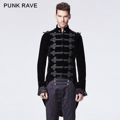 Y-593 Gorgeous black Victorian Gothic Coat With Swallow Tail?-??Punk Rave Clothing
