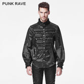 Y-599 Fancy Silk Gothic Shirt For Stage With Lace High Collar?-??Punk Rave Clothing