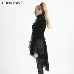 Y-622 Winter Long Flare Sleeves Gothic Trench Coats With Swallowtail?-??Punk Rave Clothing