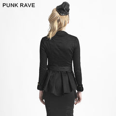 Y-623 Green Military Style Lolita Dresses With Long Sleeves?-??Punk Rave Clothing