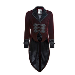 Y-635 Fashion Classical Gentle Long Gothic Jacket With Velour?-??Punk Rave Clothing