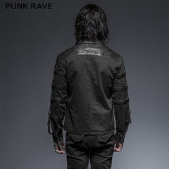 Y-644 Coffee Punk And Rock Punk Shirts With Long Sleeve?-??Punk Rave Clothing