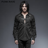 Y-644 Coffee Punk And Rock Punk Shirts With Long Sleeve?-??Punk Rave Clothing