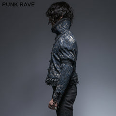 Y-645 Noble Short Gothic Jacket With Stand-up Collar?-??Punk Rave Clothing