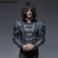 Y-645 Noble Short Gothic Jacket With Stand-up Collar?-??Punk Rave Clothing
