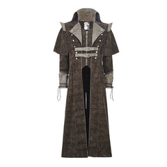Y-654 Military Cape Style Modern Gothic Trench Coats For Men?-??Punk Rave Clothing