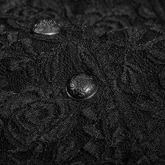 Y-682 Classical Lace Gothic Trench Coats With Perfect Stitching?-??Punk Rave Clothing